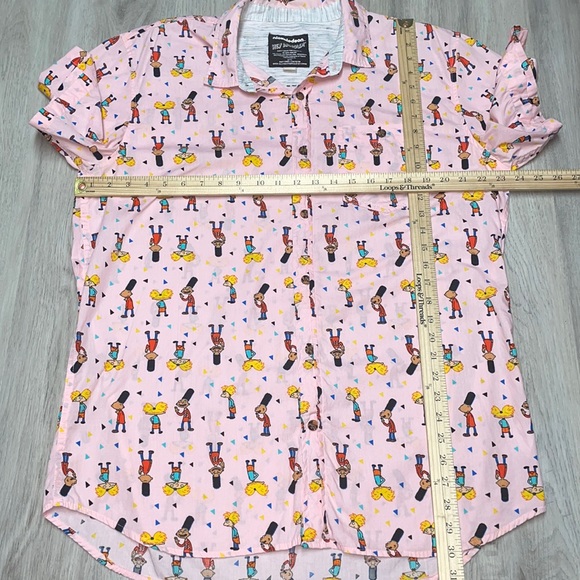 Nickelodeon Hey Arnold! Button Down Shirt - Picture 2 of 8